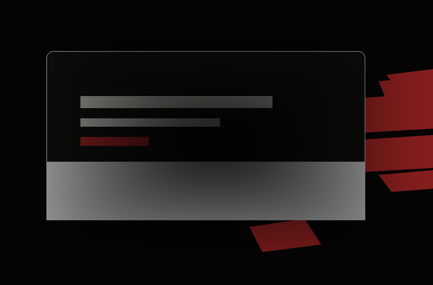 Abstract presentation frame for campaign platform.