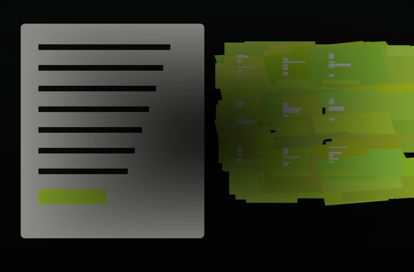 Abstract presentation frame for campaign situation.